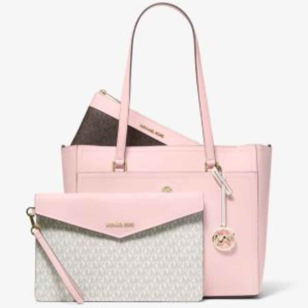 Michael Kors Large Pebbled Leather 3-in-1 Tote Bag